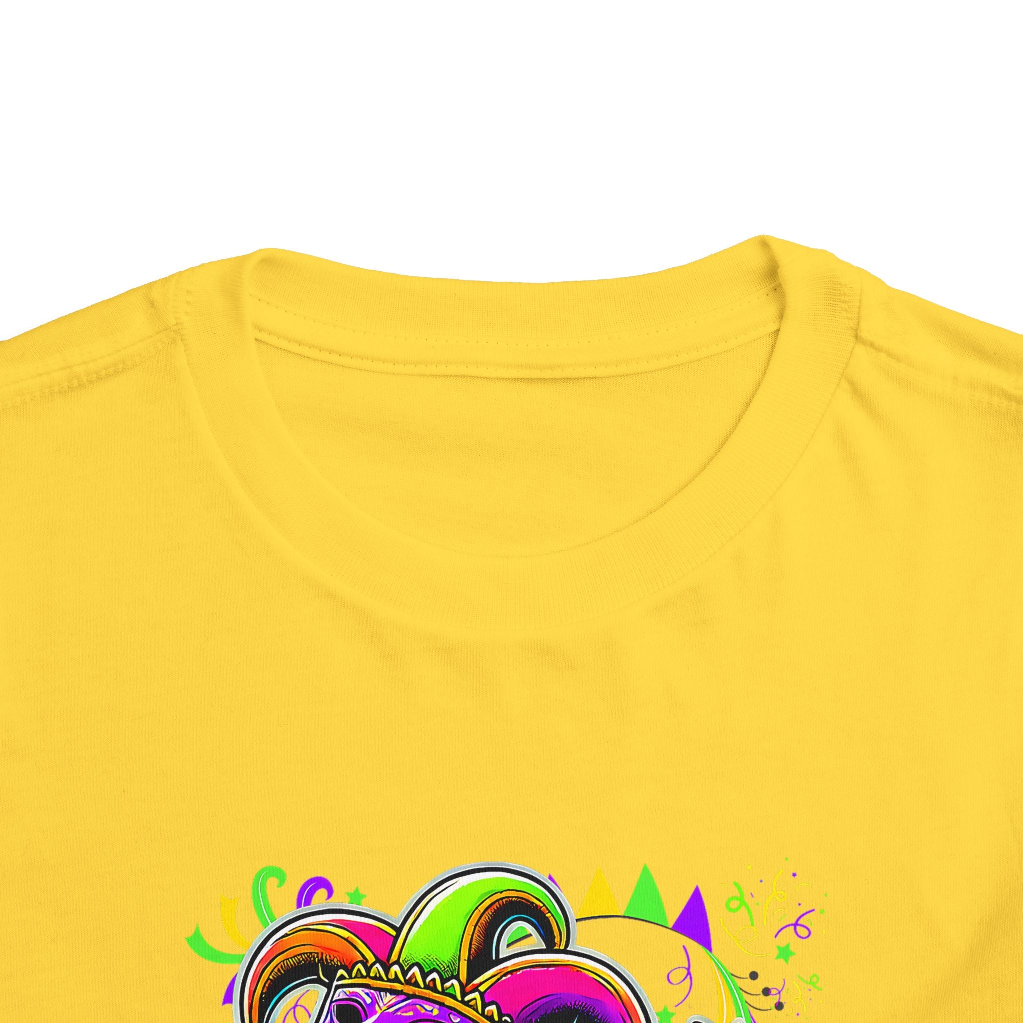 Dino Mardi Gras Toddler Tee