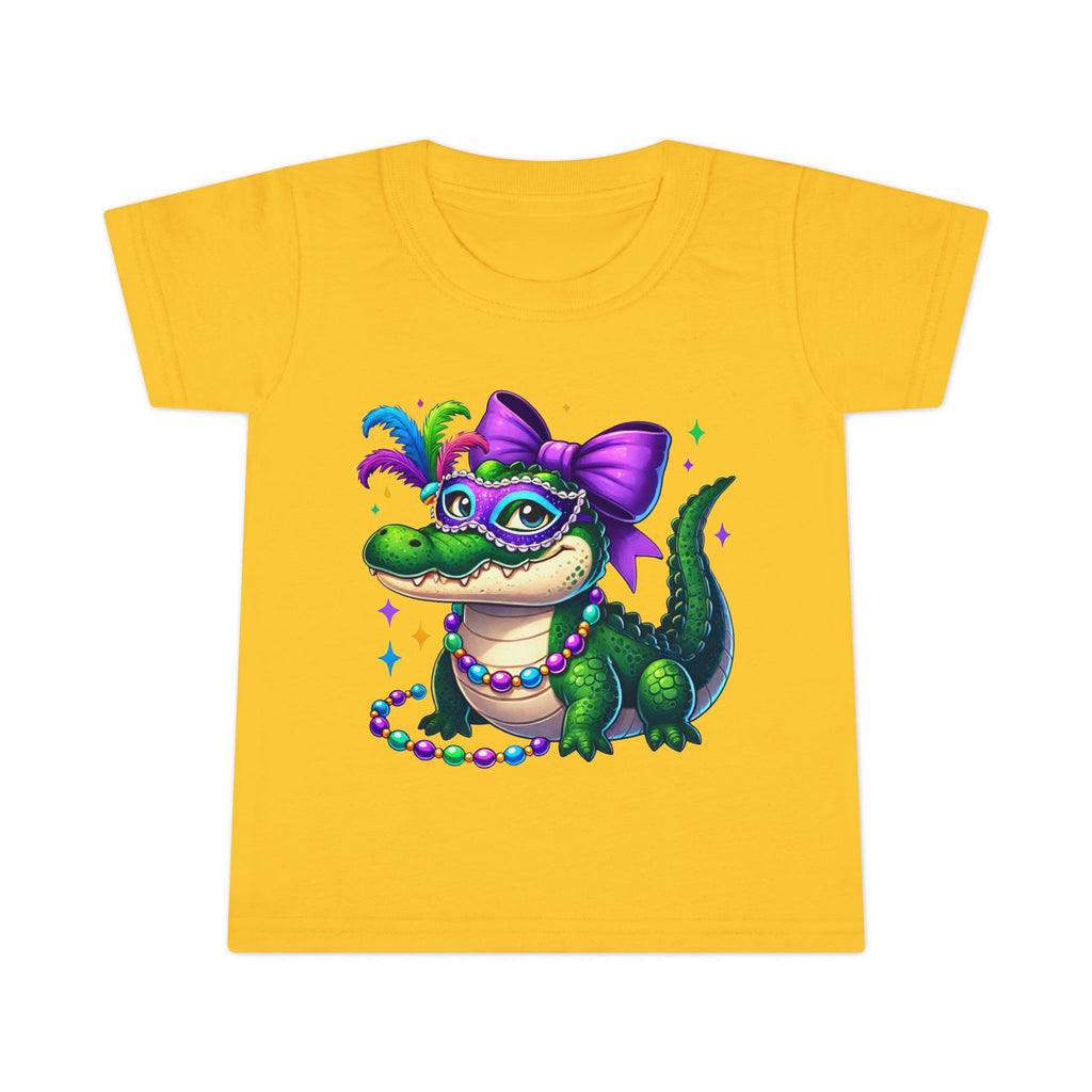 Toddler Alligator Mardi Gras T-Shirt