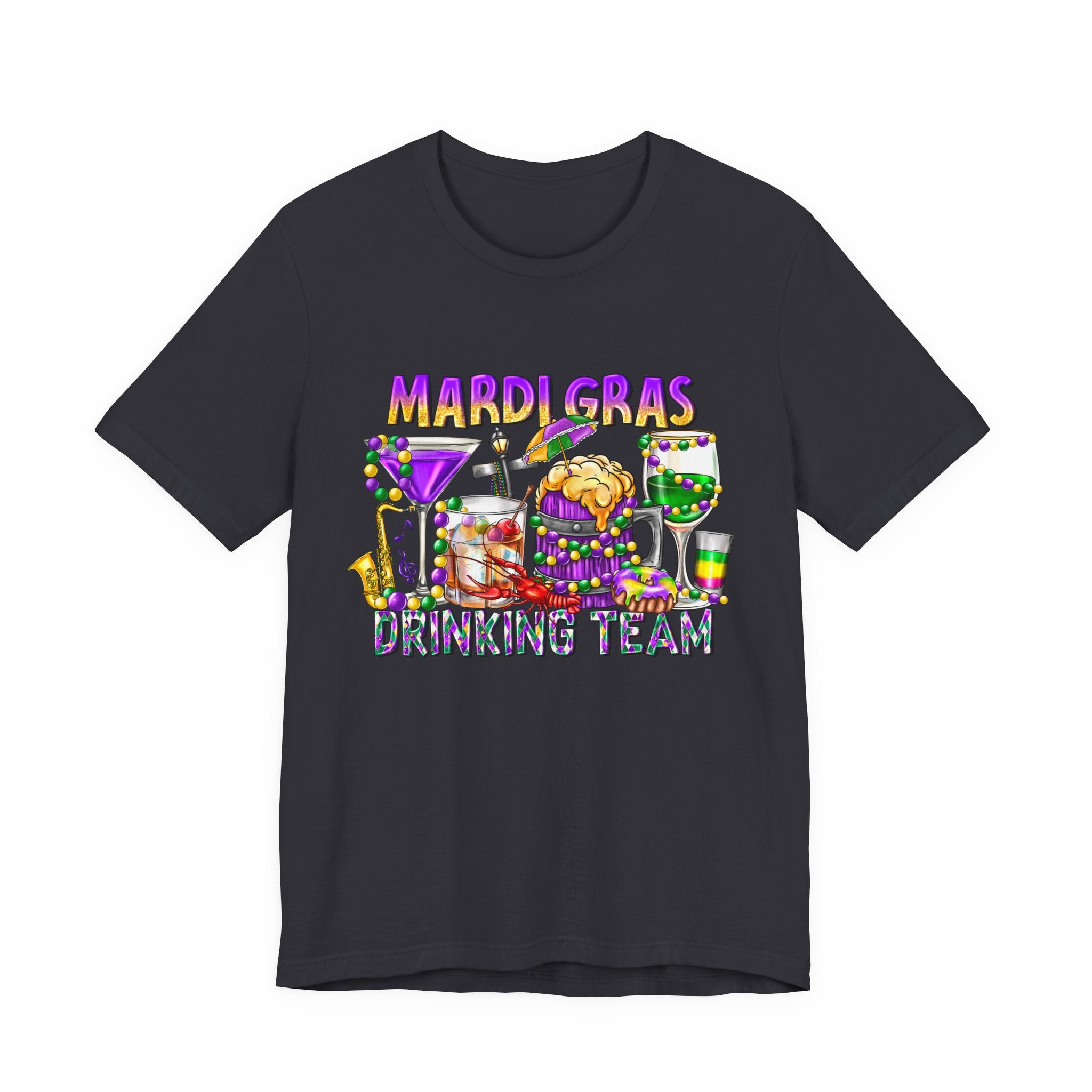 Mardi Gras Drinking Team Tee