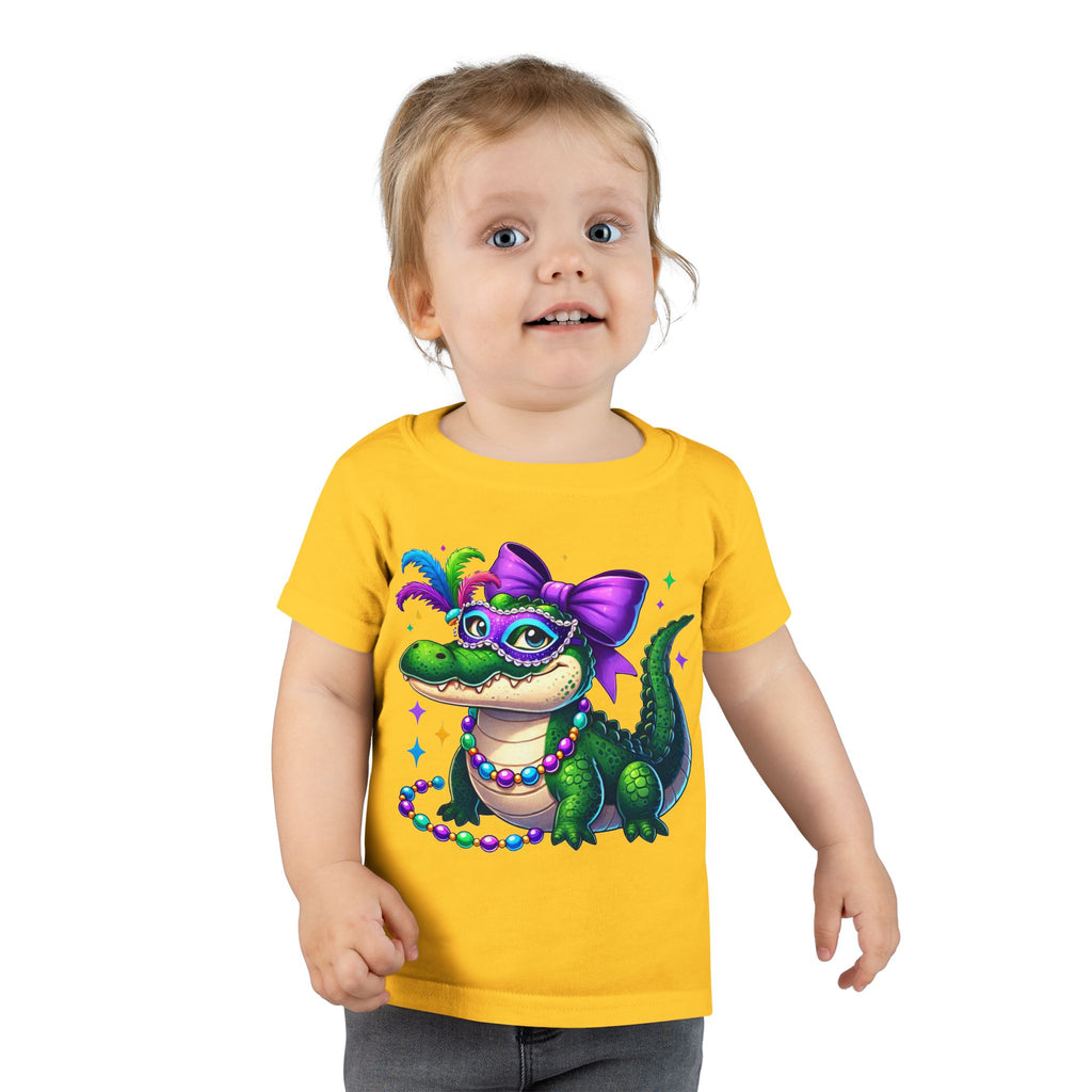 Toddler Alligator Mardi Gras T-Shirt