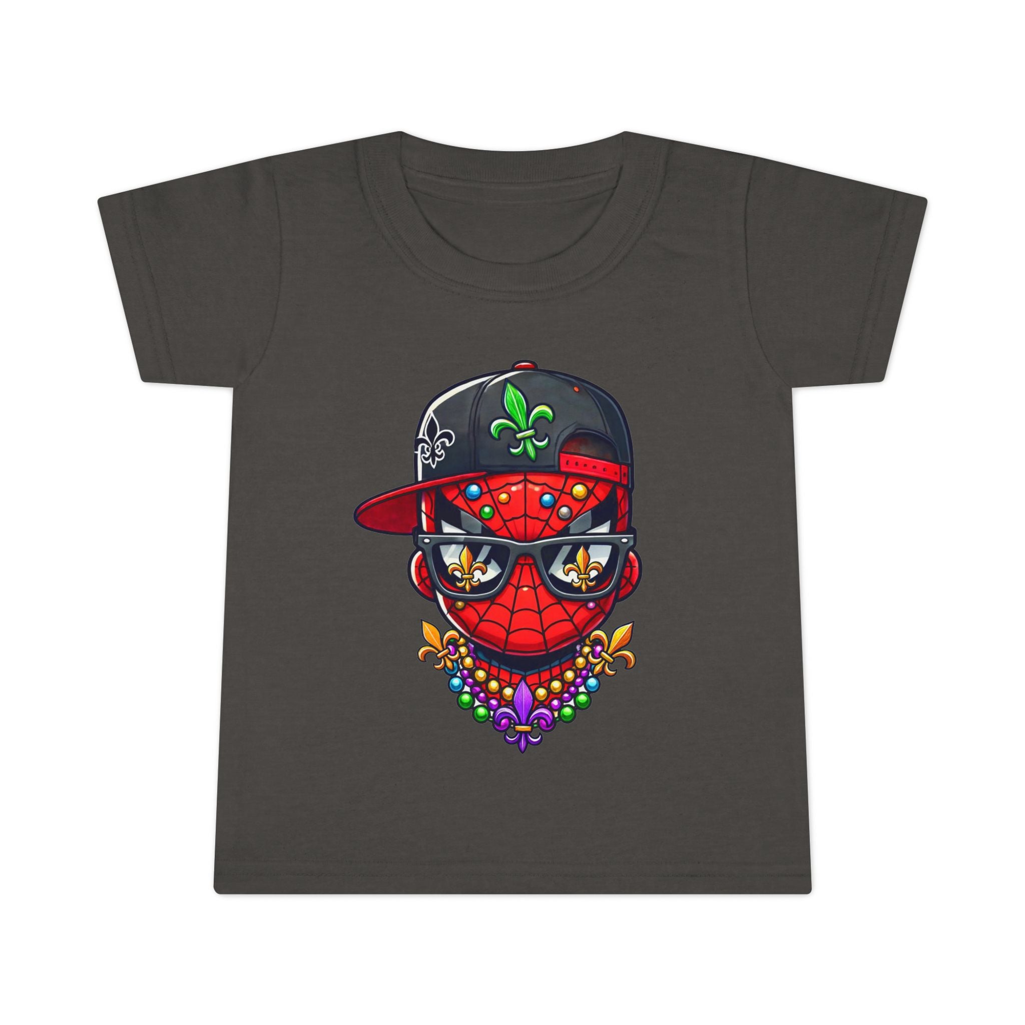 Toddler T-shirt Spiderman Mardi Gras Shirt