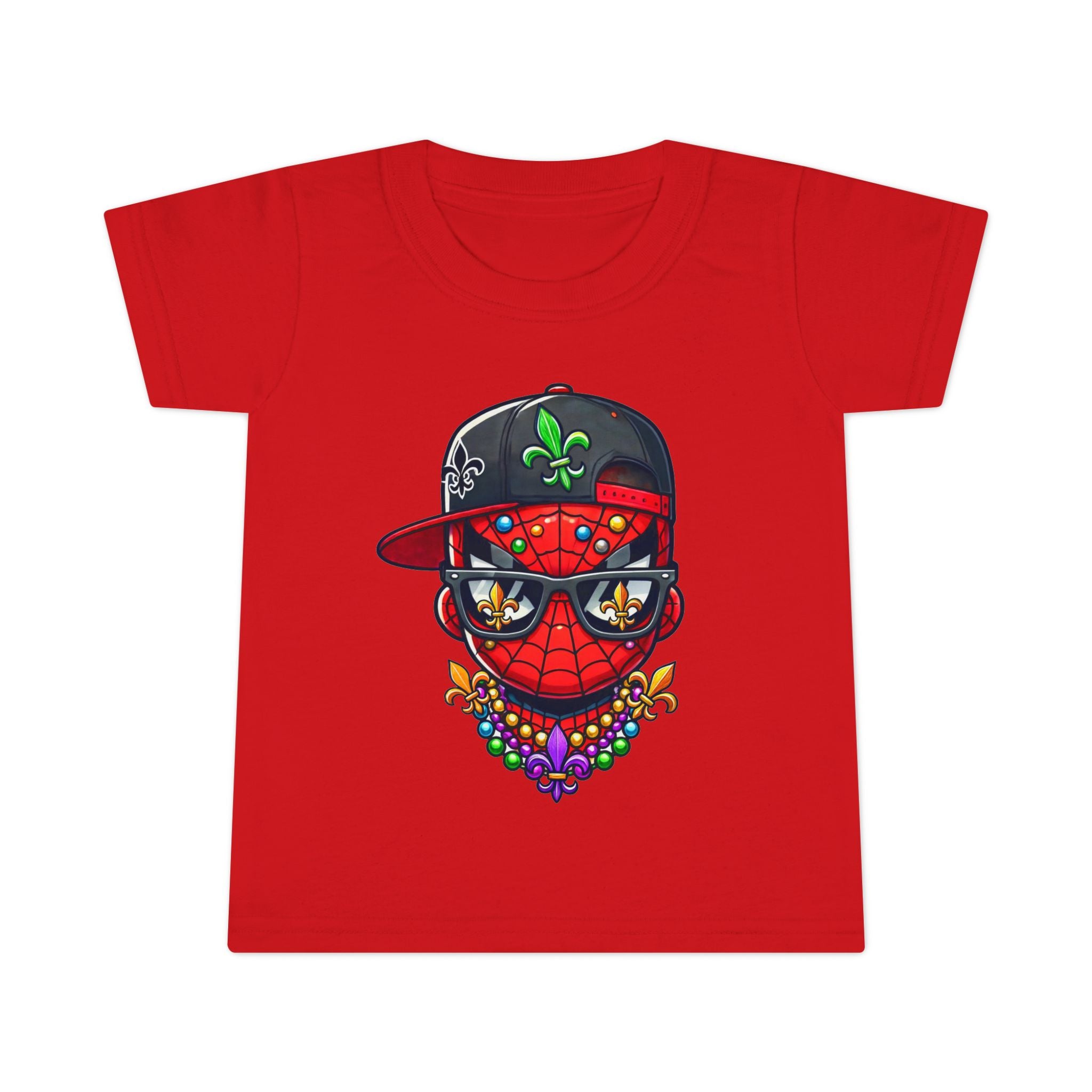 Toddler T-shirt Spiderman Mardi Gras Shirt