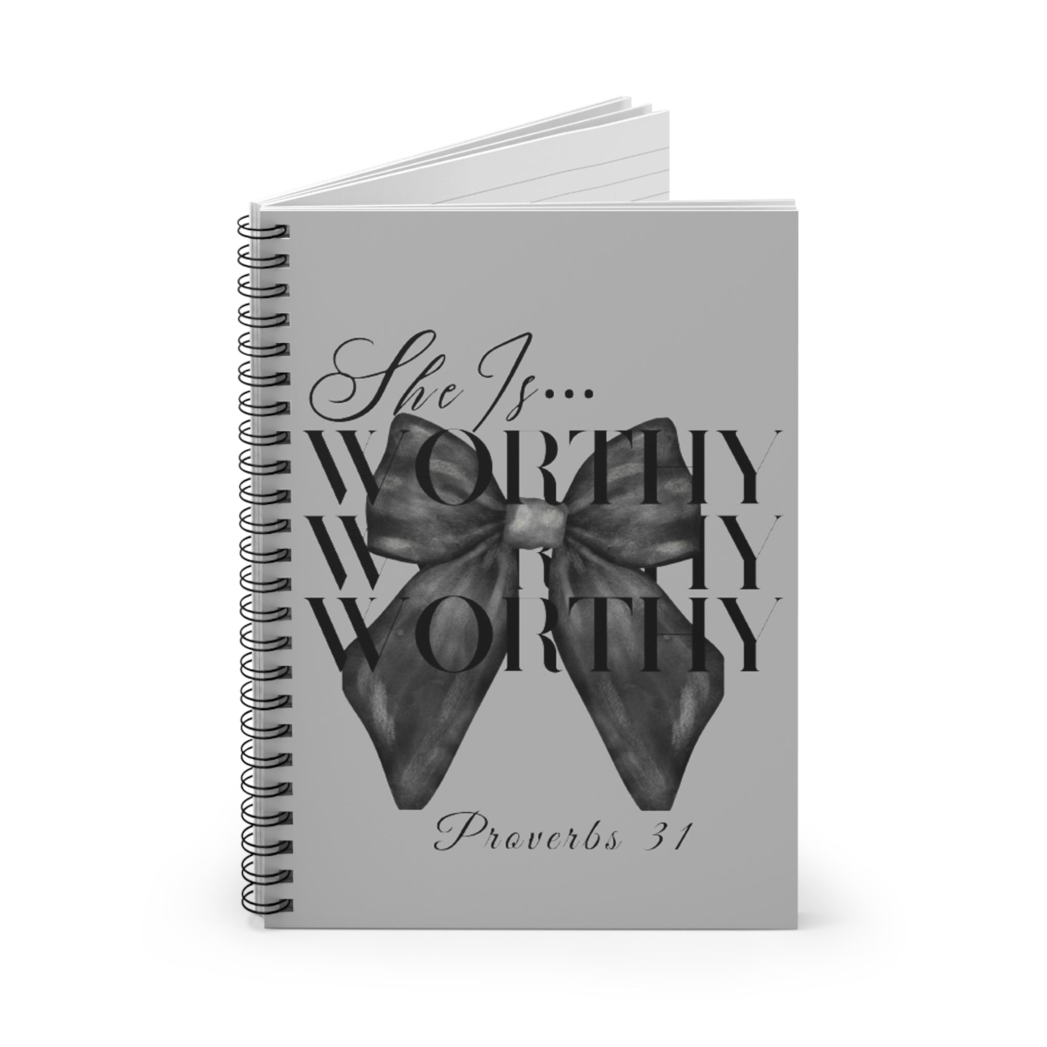 Inspirational Spiral Notebook | Proverbs 31 | Perfect for Journaling, Gift, Daily Reflection, Self-Care, Empowerment