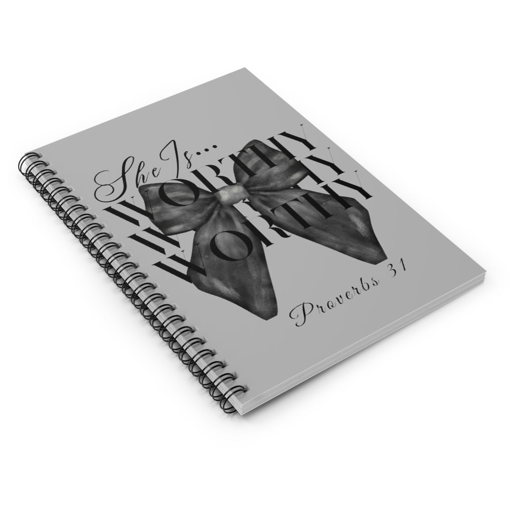 Inspirational Spiral Notebook | Proverbs 31 | Perfect for Journaling, Gift, Daily Reflection, Self-Care, Empowerment