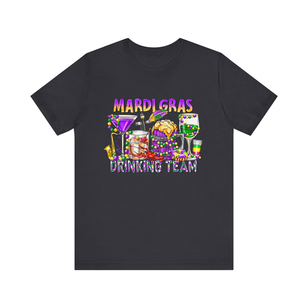 Mardi Gras Drinking Team Tee