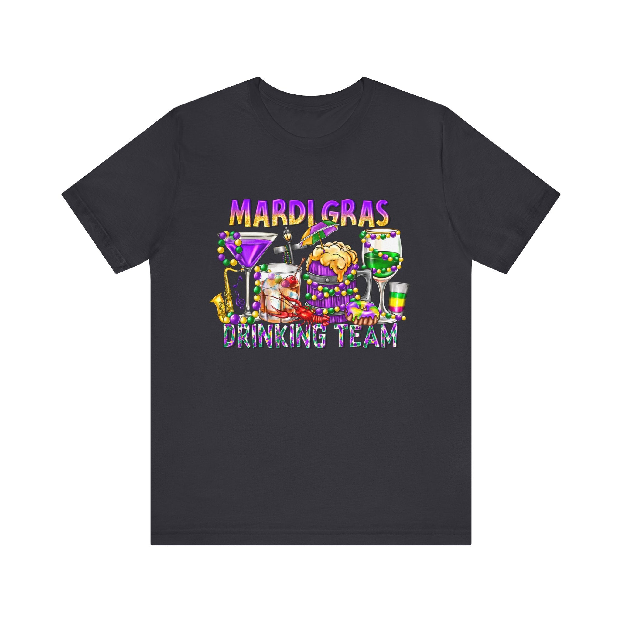 Mardi Gras Drinking Team Tee