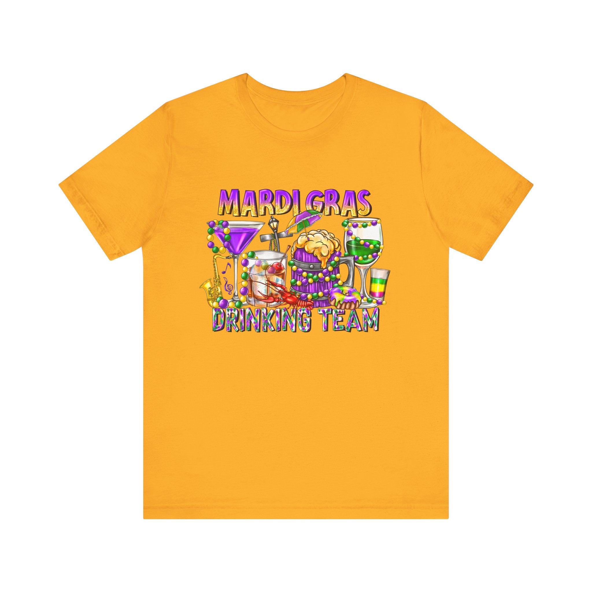 Mardi Gras Drinking Team Tee