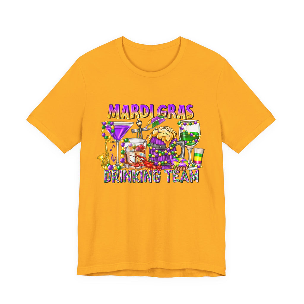 Mardi Gras Drinking Team Tee