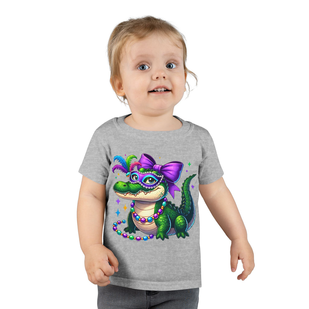 Toddler Alligator Mardi Gras T-Shirt