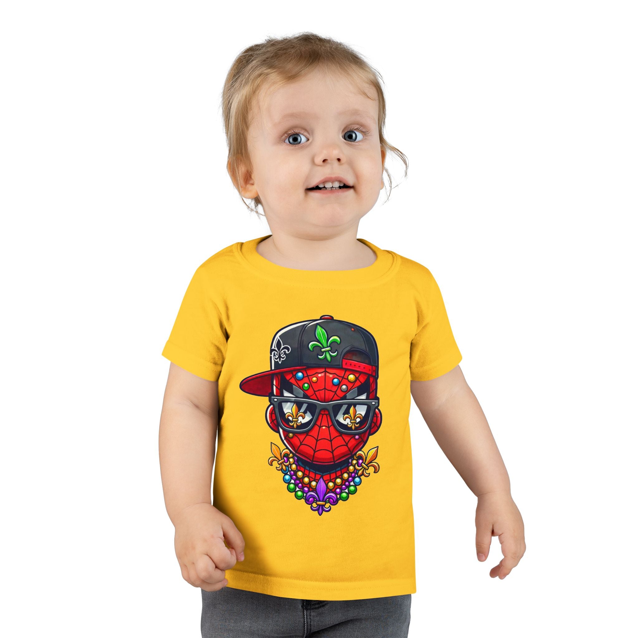 Toddler T-shirt Spiderman Mardi Gras Shirt