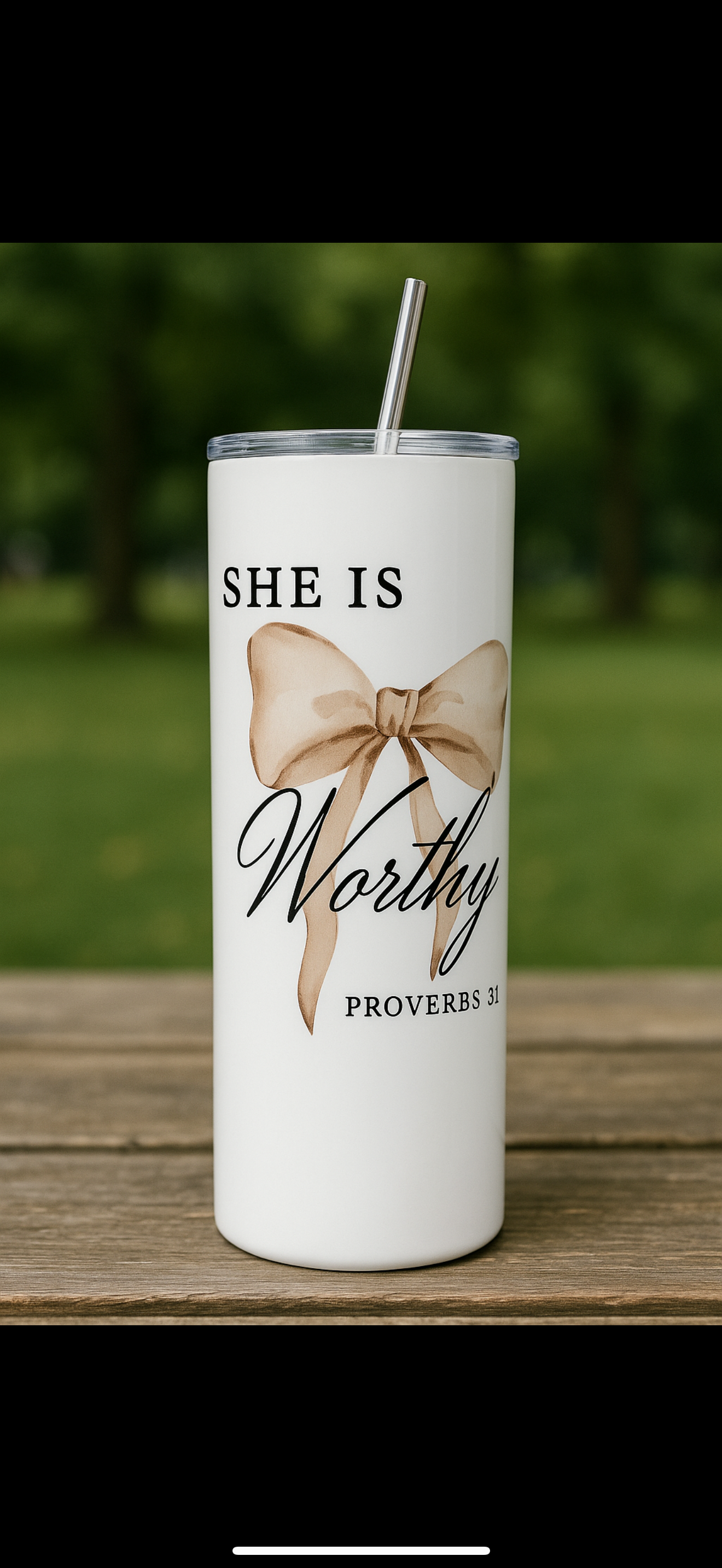 She is Worthy Tumblers
