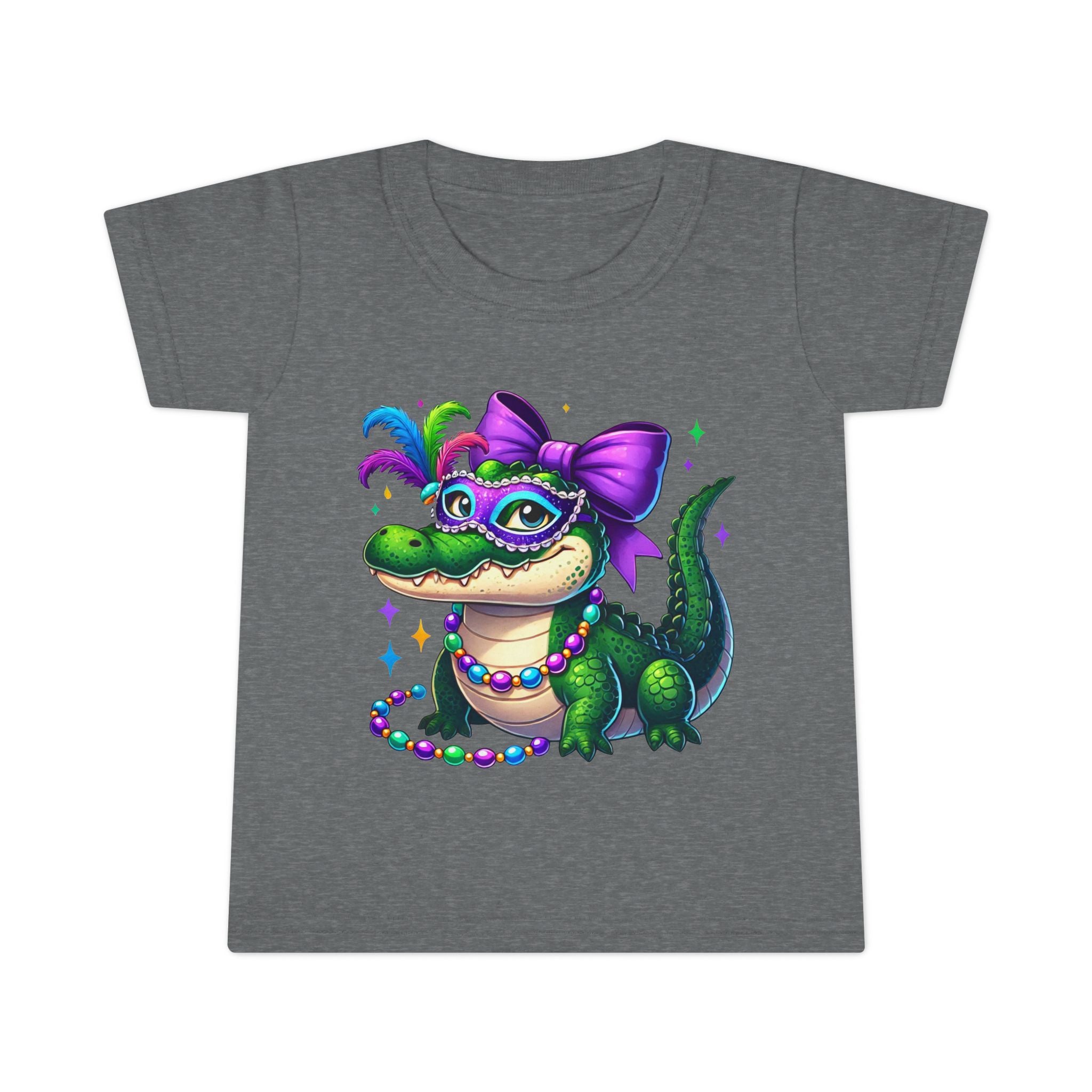 Toddler Alligator Mardi Gras T-Shirt