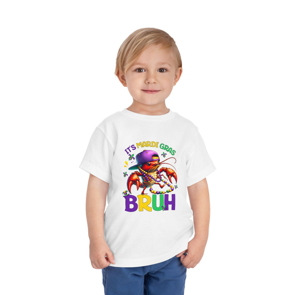 Toddler T-Shirt Crawdaddy Mardi Gras Shirt