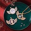 Small Circle Wing Necklace